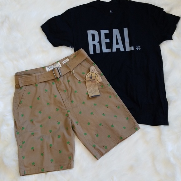 (LAST DAY) MEN'S FLAT FRONT SHORTS - Picture 2 of 4